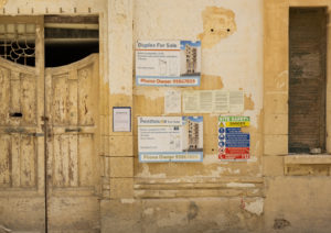 The Vanishing Malta project captures a digital colour image of an abandoned old building in Valetta that may be awaiting demolition 