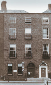 Old Dublin Buildings shows 35mm black and white film images of old buildings in and near the city centre.