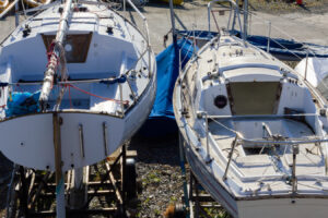 Sea Fever shows 35mm digital colour photographic images of fishing and pleasure boats in the harbour at Balbriggan and Howth in Co Dublin