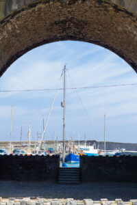 35mm digital colour photographic images of the viaduct and harbour at Balbriggan Co Dublin