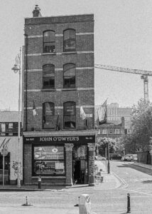Recent Additions shows a 35mm B&W film image of a Dublin pub, 'O'Dwyers'