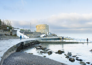 New Photos shows a 35mm digital colour image of the Seapoint bathing spot near Dun Laoghaire