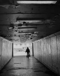 Recent Photos shows a 35mm digital B&W image of an underpass on the N11 at Stillorgan, Co Dublin